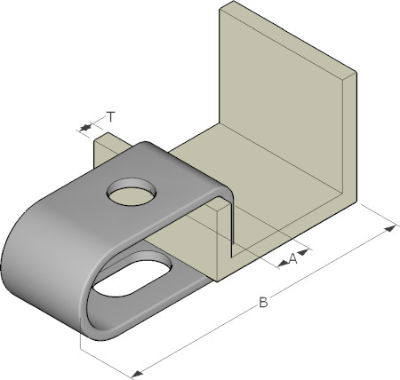 Purlin Clamp for Threaded Rod