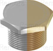 NPT Hazardous Hex Head Stopping Plugs - Brass