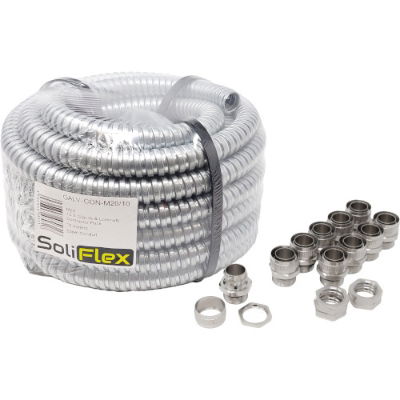 Flexible Conduit Galvanised Steel Contractor Pack