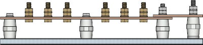 Single Disconnecting Earth Bars