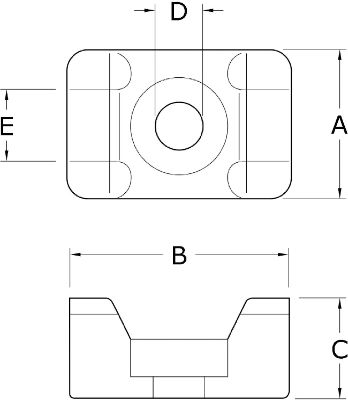 Cable Tie Saddles