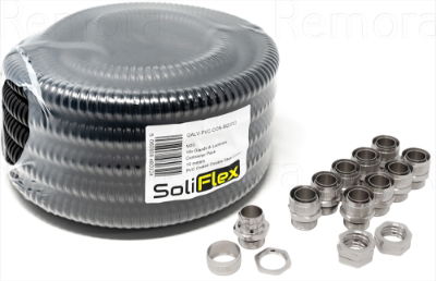Flexible Conduit Galvanised Steel Contractor Pack