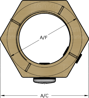 Earthing Locknut Drawing