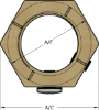 Earthing Locknut Drawing