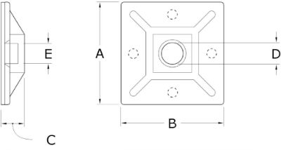 Cable Ties Adhesive Bases