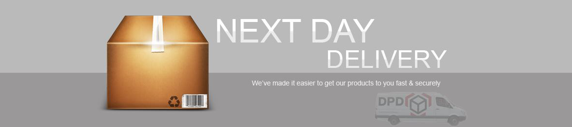 Next Day Delivery - Making it easier to our products to you, fast & securely!