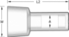 Closed End Connector Drawing