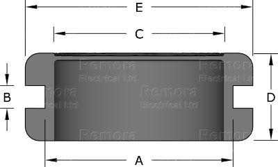 closed grommet drawing